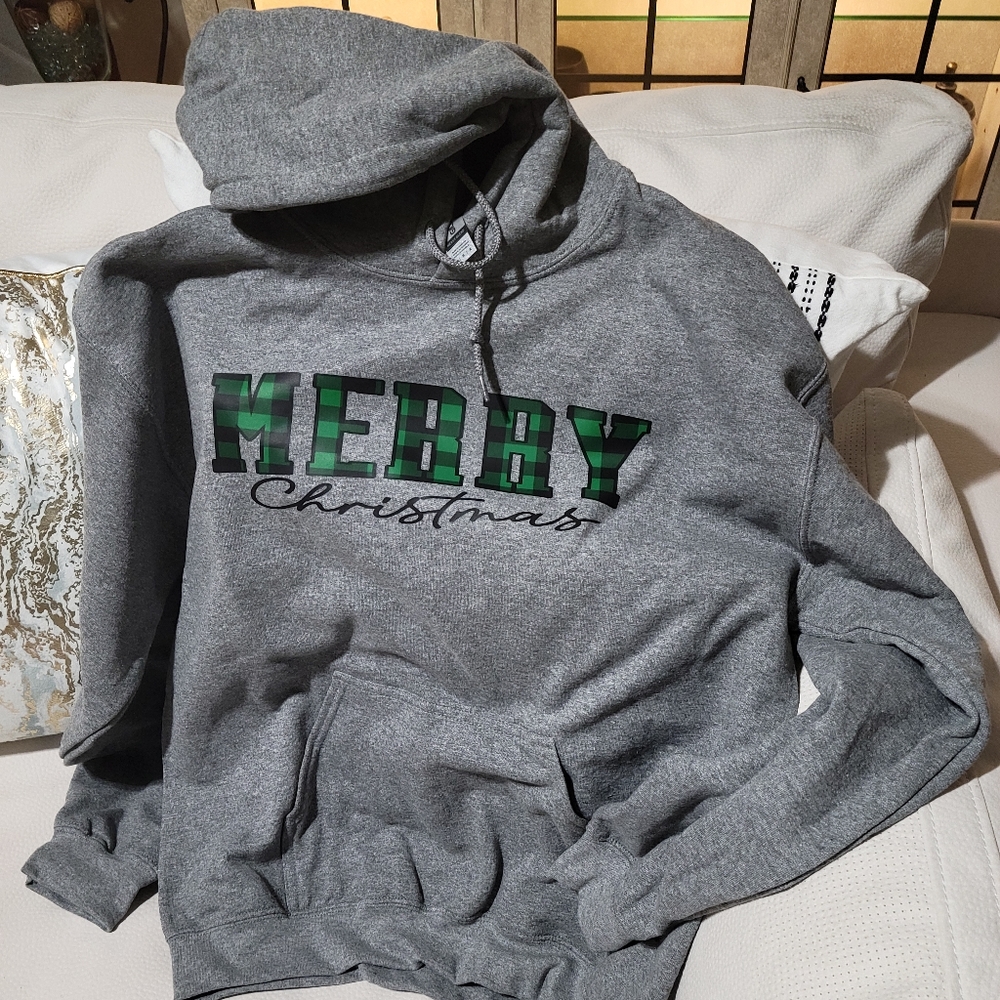 Christmas sweatshirt hoodie size medium